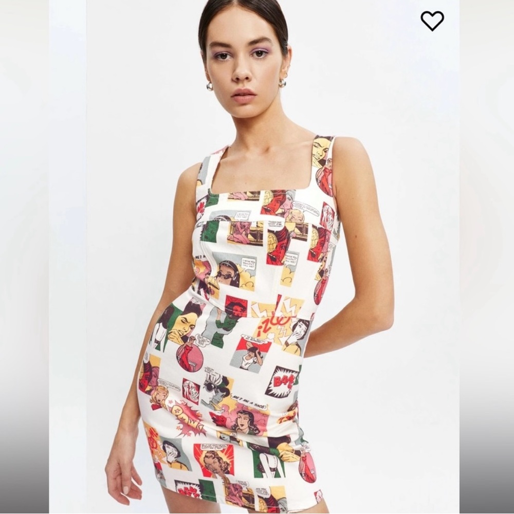 Reformation denim corset dress